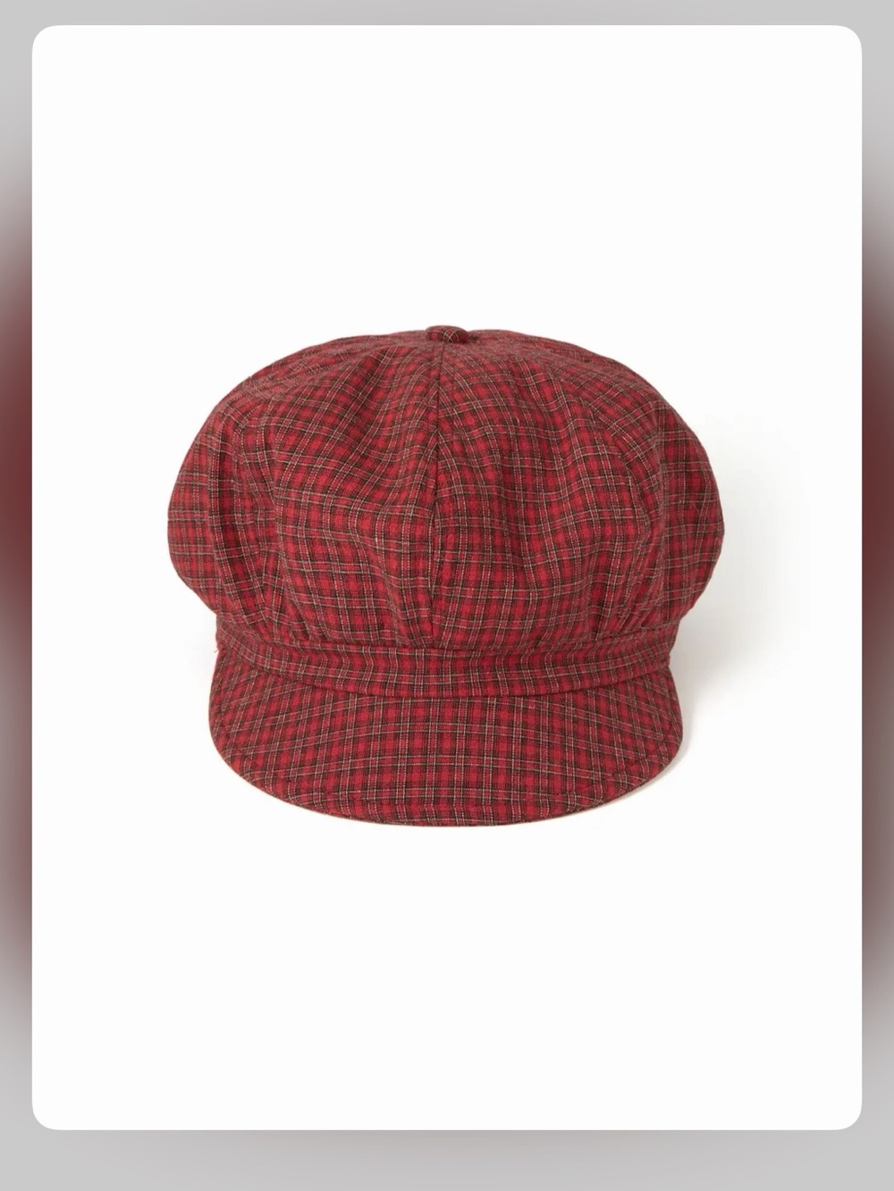Cider PLAID BERET HAT ONE SIZE CR15-22